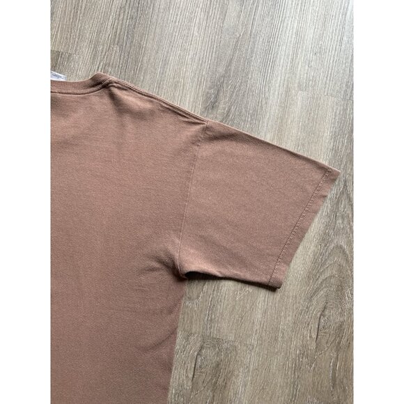 Vintage 90s Limp Bizkit Fred Durst Nu Metal Band Tee Rare Promo Brown Large - Picture 10 of 14